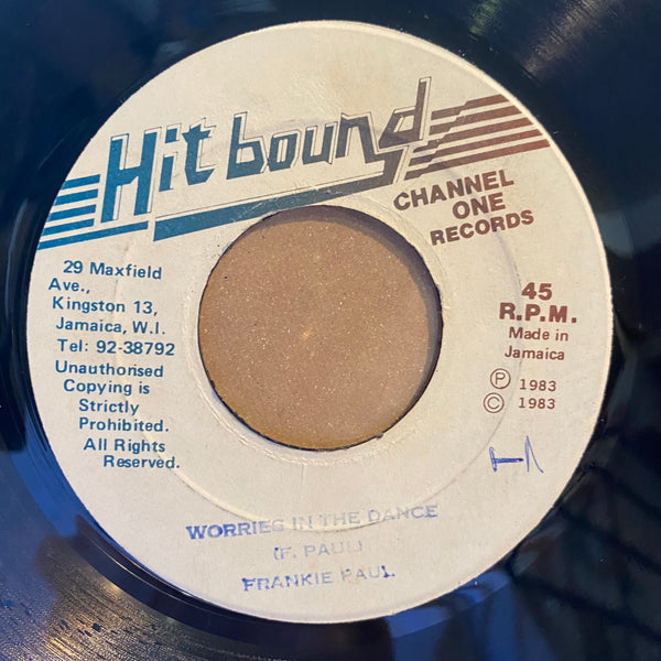 FRANKIE PAUL [Worries In The Dance]