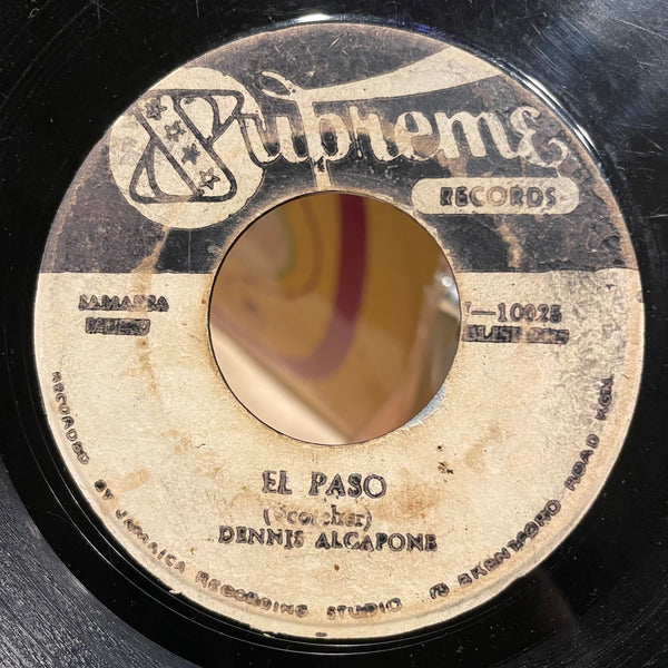 DENNIS ALCAPONE / THE PURPLELITES [El Paso / The Pressure Is On]
