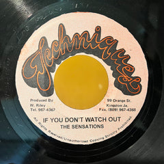 THE SENSATIONS / ANSEL COLLINS [If You Don't Watch Out / Point Blank]