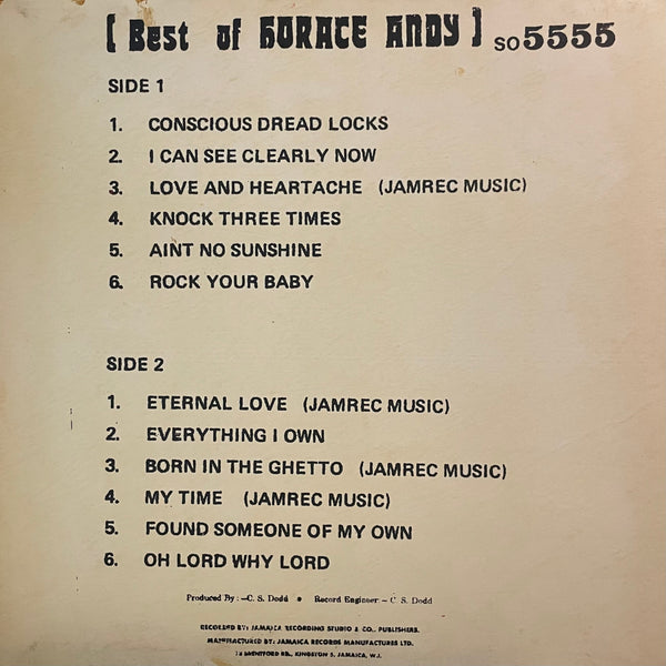 HORACE ANDY [Best Of Horace Andy]