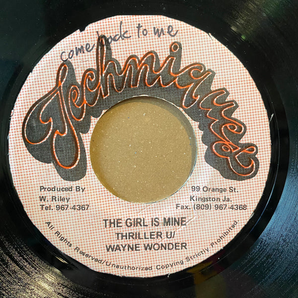 THRILLER U / WAYNE WONDER [The Girl Is Mine]