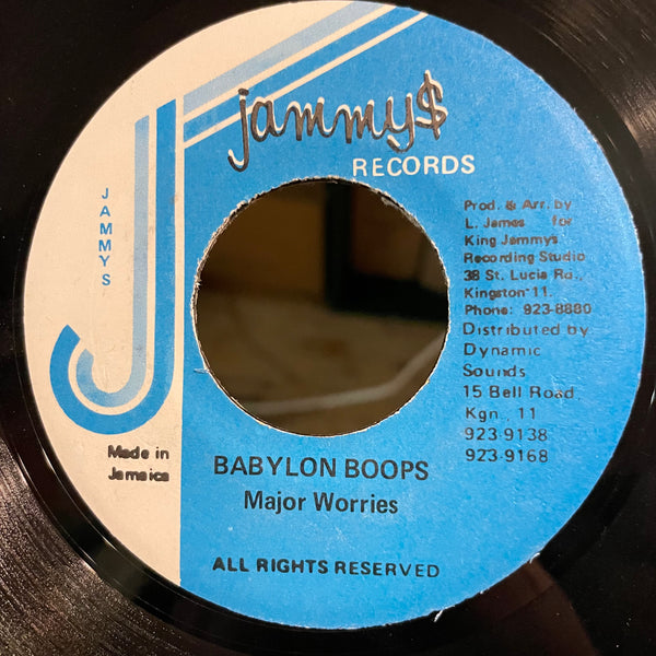 MAJOR WORRIES [Babylon Boops]