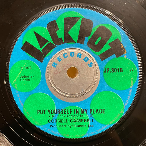 CORNELL CAMPBELL [The  Minstrel / Put Yourself In My Place]
