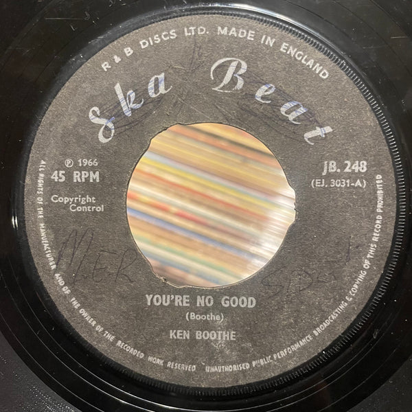 KEN BOOTHE / SOULETTES [You're No Good / Don't Care What People Say]