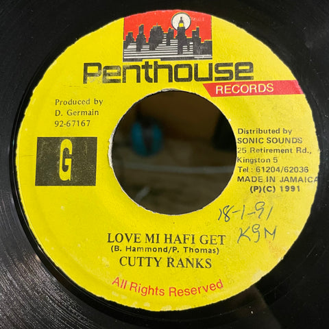 CUTTY RANKS (& BERES HAMOND) [Love Me Have To Get (Love Mi Hafi Get)]
