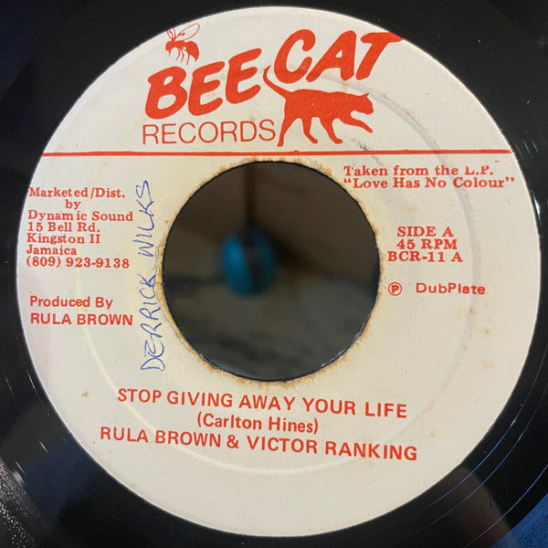 RULA BROWN & VICTOR RANKING [Stop Giving Away Your Life]