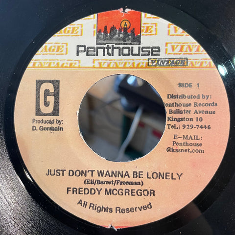 FREDDIE MCGREGOR [Just Don't Want To Be Lonely]