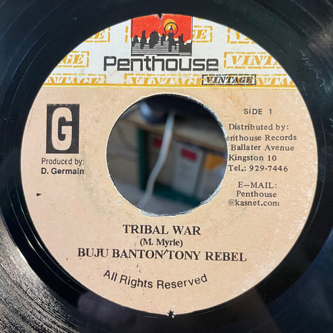 BRIAN, TONY GOLD, BUJU BANTON, TONY REBEL & TERRY GANZIE [Tribal War]