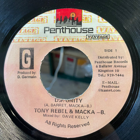 TONY REBEL & MACKA B [Dj Unity]