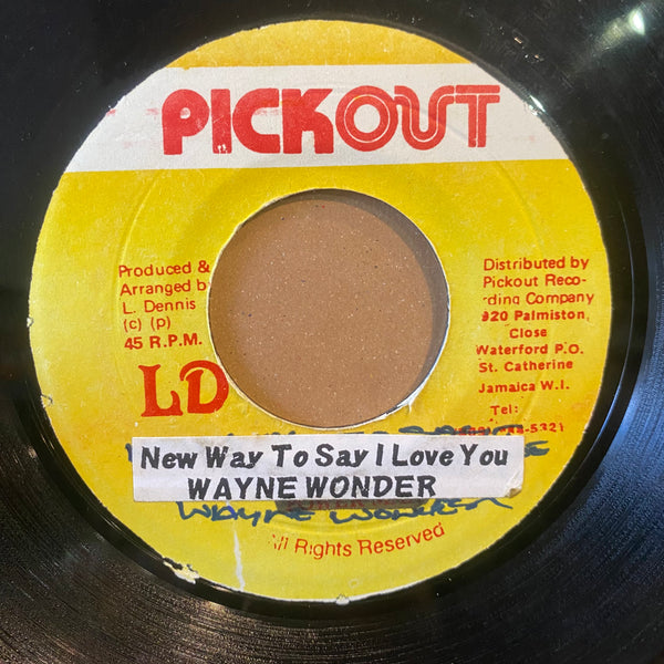 WAYNE WONDER [New Way To Say I Love You]