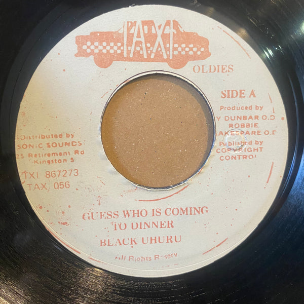 BLACK UHURU [Guess Who Is Coming To Dinner / General]