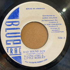 WAYNE FIRE & LITTLE ROBERT  [Bad Sound Boy ]