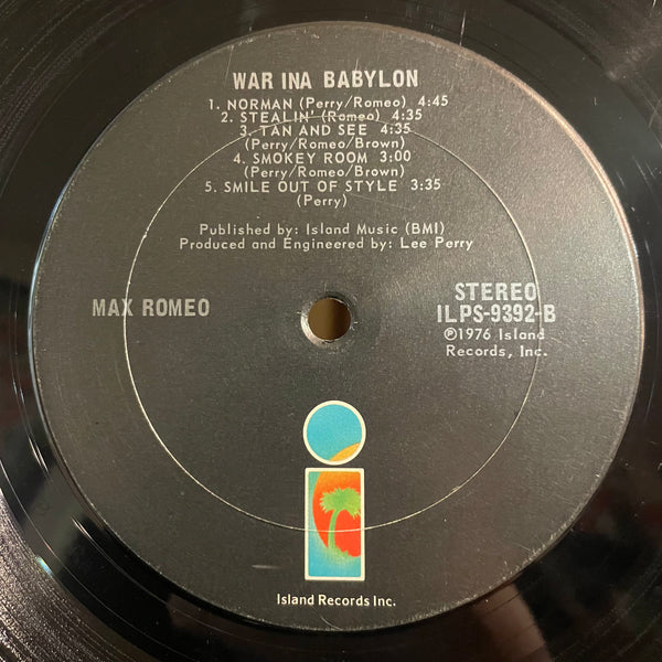 MAX ROMEO & UPSETTERS [War Ina Babylon]