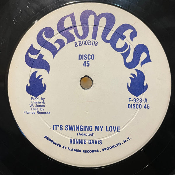 RONNIE DAVIS [It's Swinging My Love / Fancy Make Up]