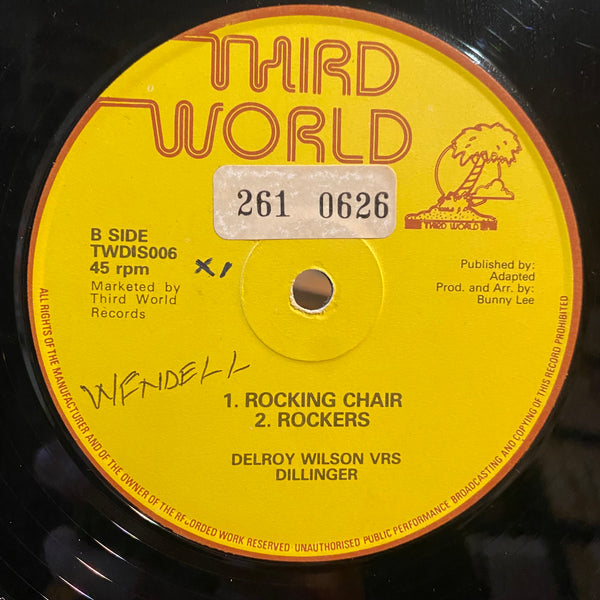 DELROY WILSON  - DILLINGER [Stop In The Name Of Love / Rocking Chair ]