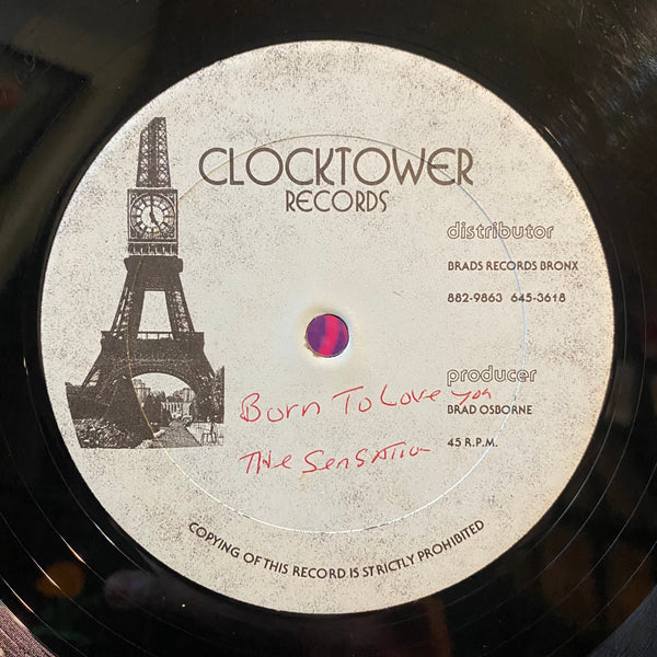 THE SENSATIONS [Everyday Is Like A Holiday / Born To Love You]