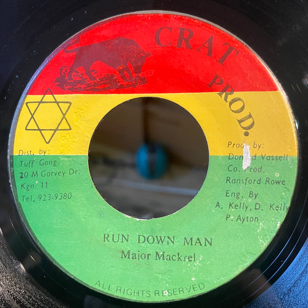 MAJOR MACKEREL [Run Down Man]