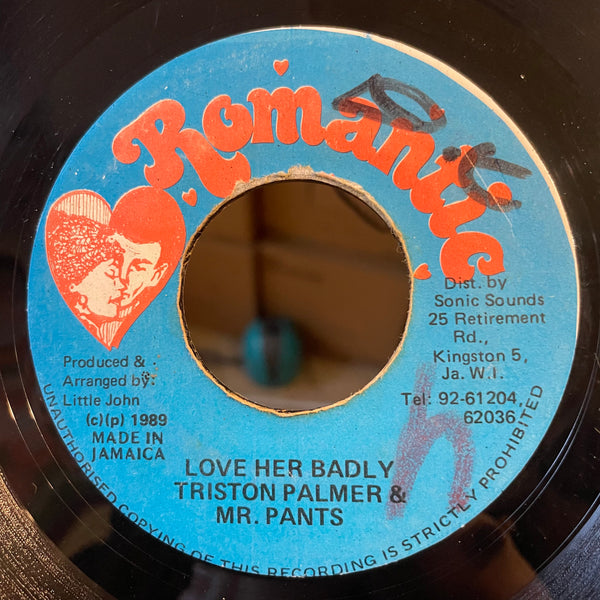 TRISTON PALMER & MR. PANTS [Love Her Badly]