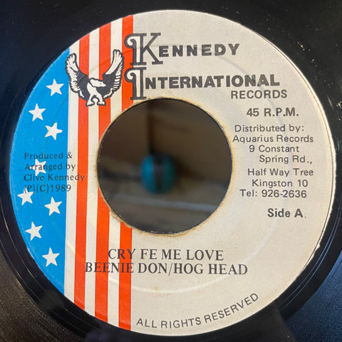 BEENIE DON & HOG HEAD [Cry Fe Me Love]