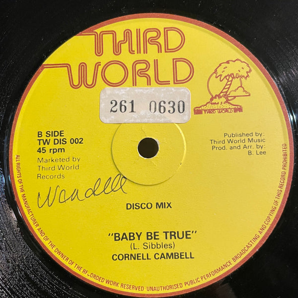 CORNELL CAMPBELL [Minstrells / Baby Be True]