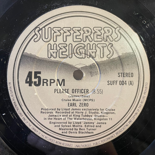 EARL ZERO / AUGUSTUS PABLO [Please Officer / Pablo In Moonlight City]