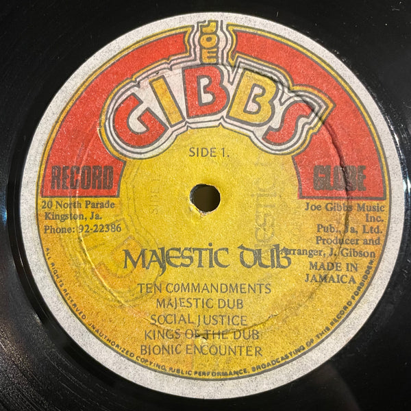 JOE GIBBS & THE PROFESSIONALS [Majestic Dub]