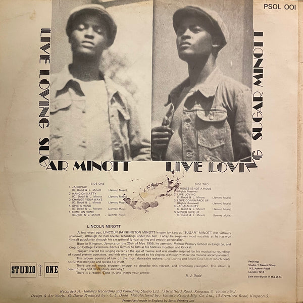 SUGAR MINOTT [Live Loving]