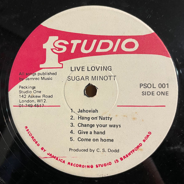 SUGAR MINOTT [Live Loving]