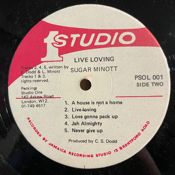 SUGAR MINOTT [Live Loving]