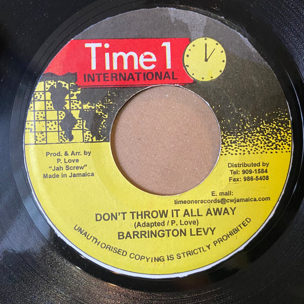 BARRINGTON LEVY [Don't Throw It All Away]