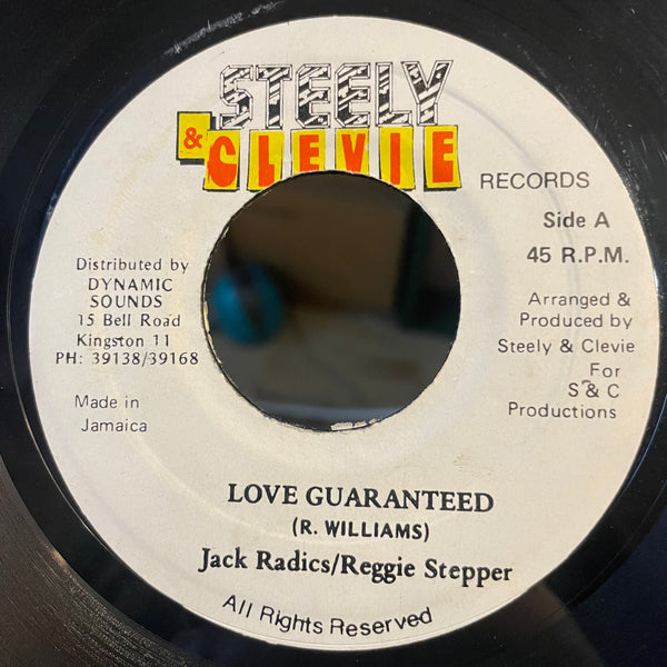 JACK RADICS & REGGIE STEPPER [Love Guaranteed]