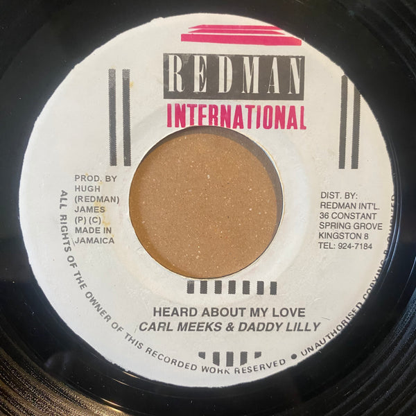 CARL MEEKS & DADDY LILLY [Heard About My Love]