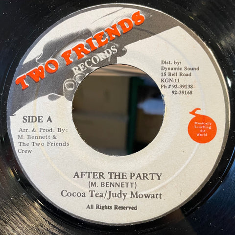 COCOA TEA & JUDY MOWATT [After The Party/ Two Friends Party Mix]