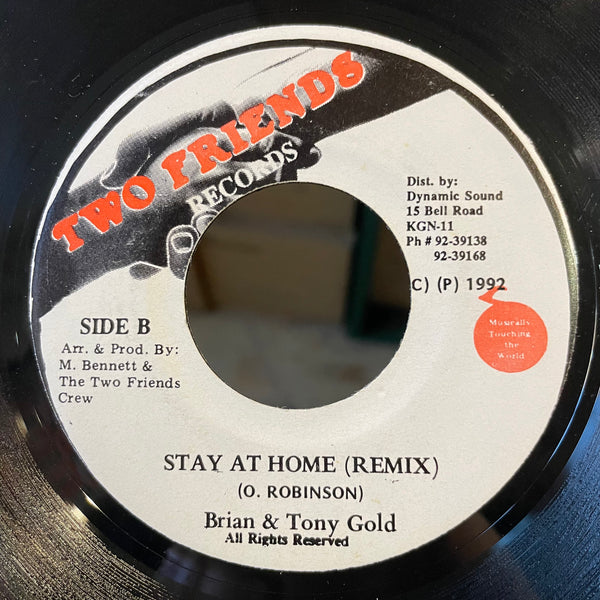 DADDY LILLY,BRIAN & TONY GOLD [Ghetto Girl / Stay At Home (Remix)]