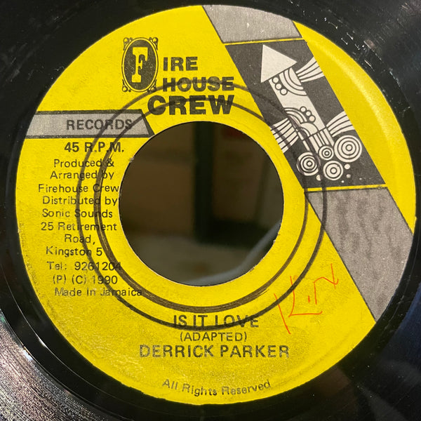 DERRICK PARKER [Is It Love]