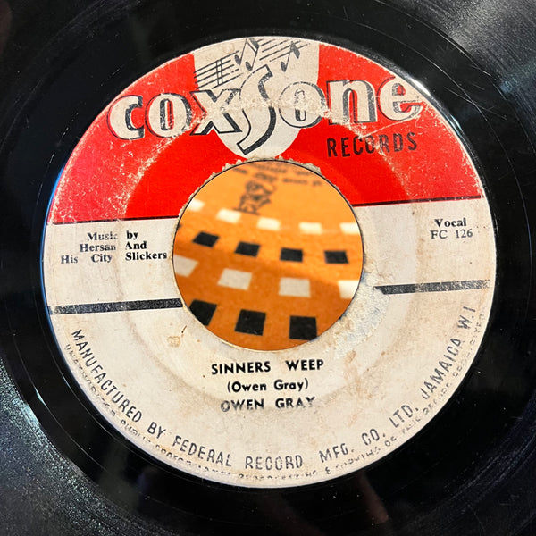 OWEN GRAY [Get Drunk / Sinners Weep ]