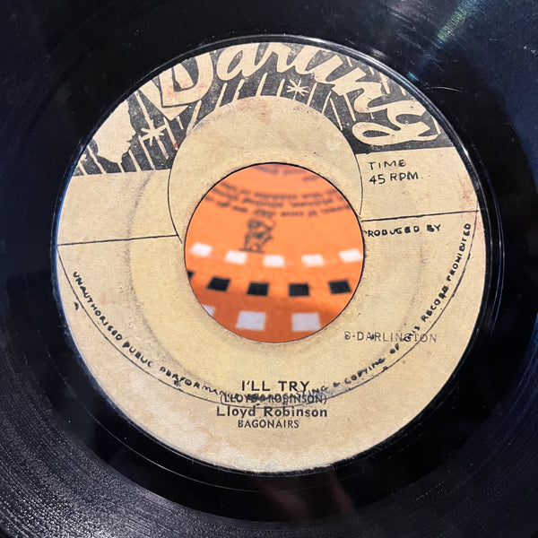 ROLAND ALPHONSO & THE UPSETTERS / LLOYD ROBINSON [If I Were A Bell / Ill Try]