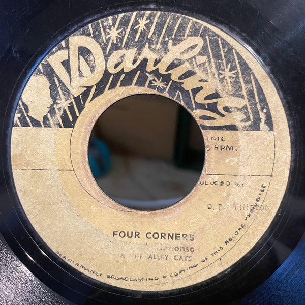 ROLAND ALPHONSO AND THE ALLEY CATS / THE SINNERS  /  BUNNY & SKITTER [Four Corner Of The World / Romantic Shuffle]