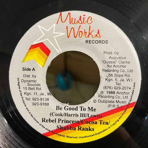 REBEL PRINCESS, COCO TEA & SHABBA RANKS [Be Good To Me]