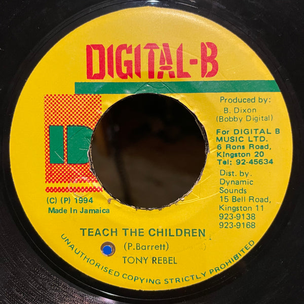 TONY REBEL [Teach The Children]