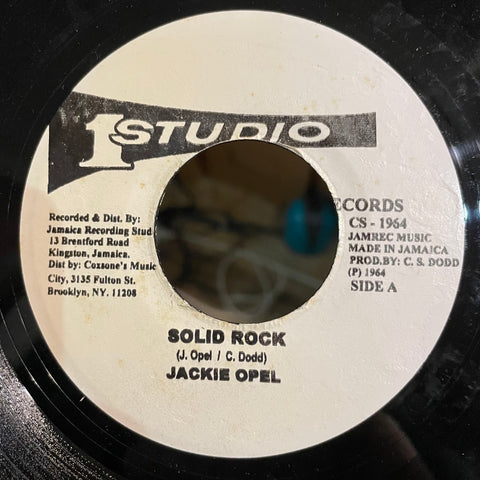 JACKIE OPEL / JACKIE & HORTENSE [Solid Rock / Stay By Me]