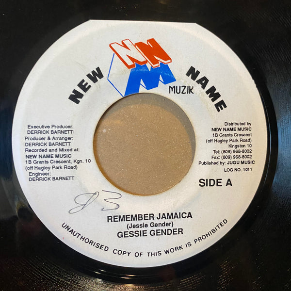 GESSIE GENDER [Remember Jamaica]