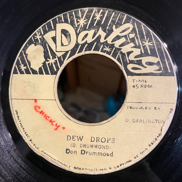 DON DRUMMOND / THE RYTHM ACE  [Dew Drops / I'll Be There]