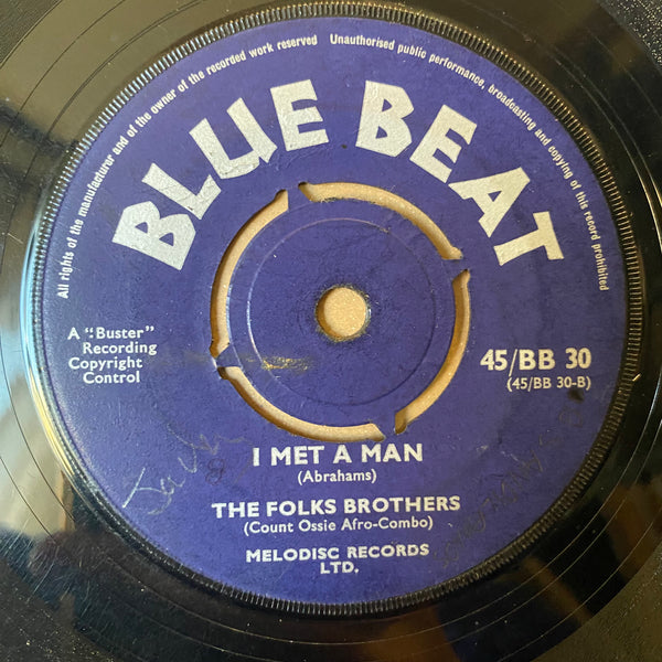 FOLKS BROTHERS [Oh Carolina / I Met A Man]