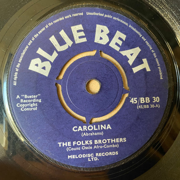 FOLKS BROTHERS [Oh Carolina / I Met A Man]