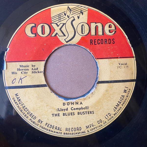 BLUES BUSTERS [You Are Driving Me Crazy / Donna]