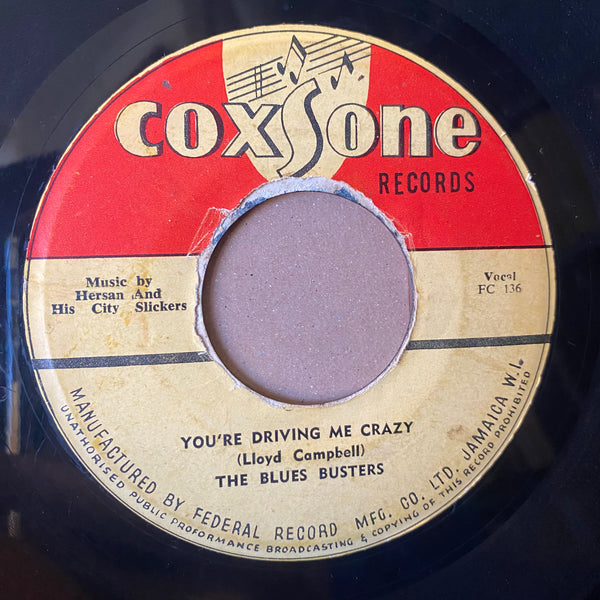 BLUES BUSTERS [You Are Driving Me Crazy / Donna]
