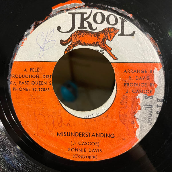 RONNIE DAVIS [Misunderstand]