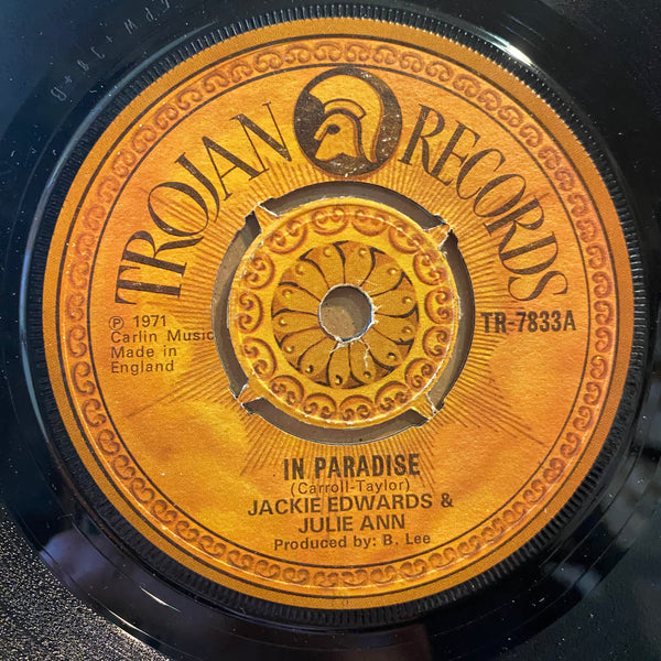 JACKIE EDWARDS & JULIE ANN( AKA JUDY MOWATT) [In Paradise / Take Me As I Am]