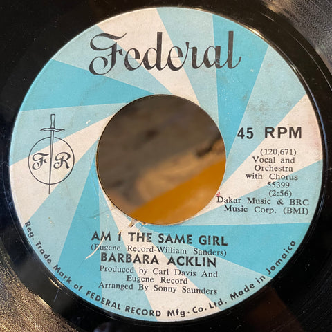 BARBARA ACKLIN [Am I The Same Girl / Be By My Side]